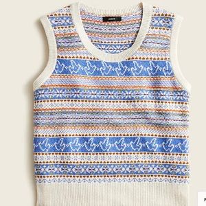 NEW with tags Fair Isle sweater-vest
Item BD145